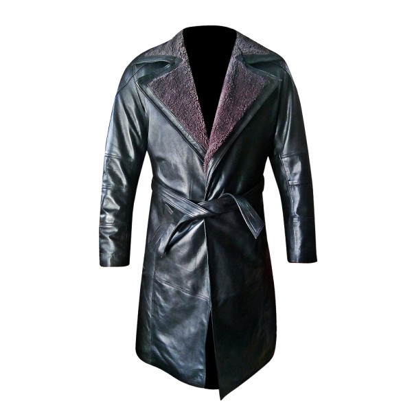 Leather Fashion Long Coat