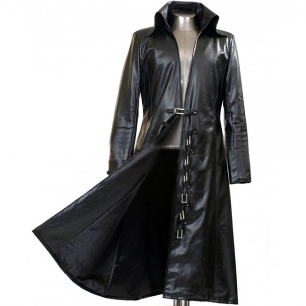 Leather Fashion Long Coat