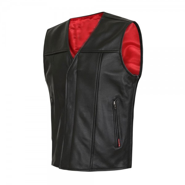 Motorbike Leather Vest